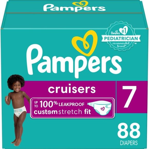 Pampers cruisers size 7, 88 count, Brand new - Picture 1 of 6